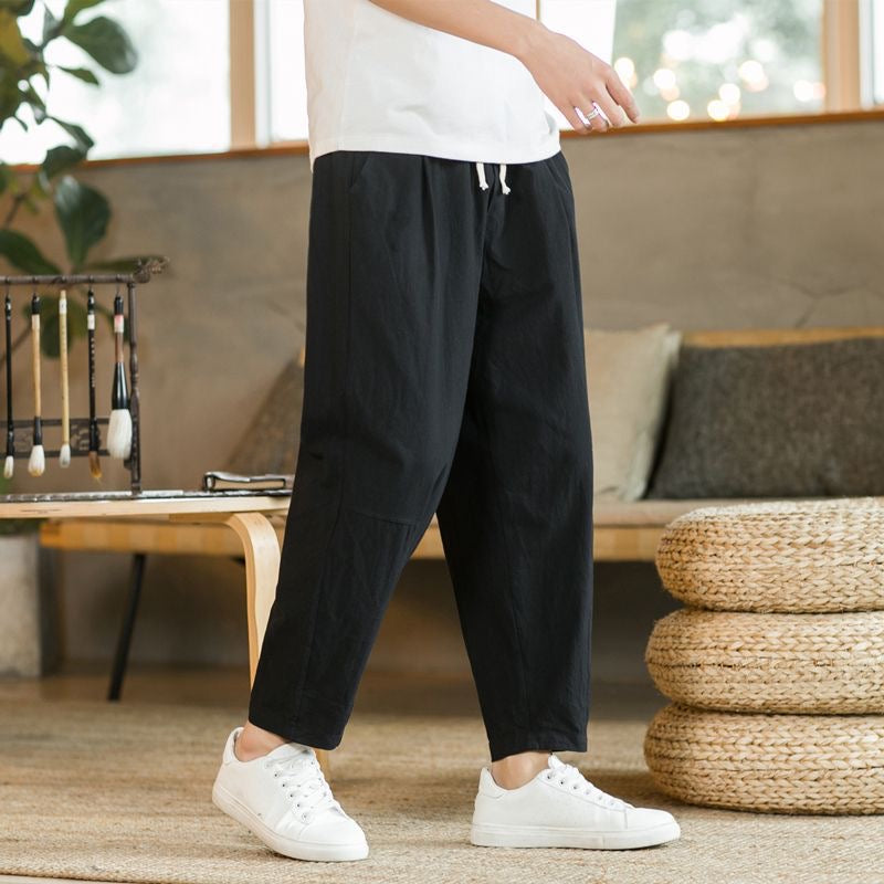 Pantalon Levant – Lin Large Décontracté