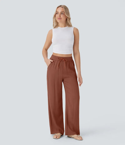 ZAFEIRIA | Eleganckie lniane spodnie