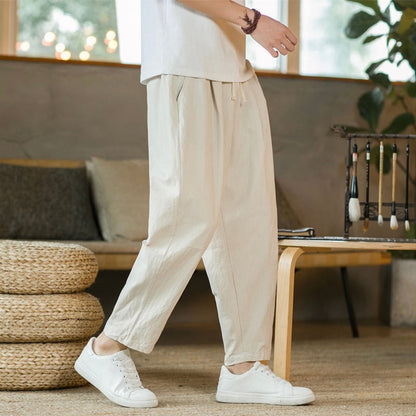 Pantalon Levant – Lin Large Décontracté