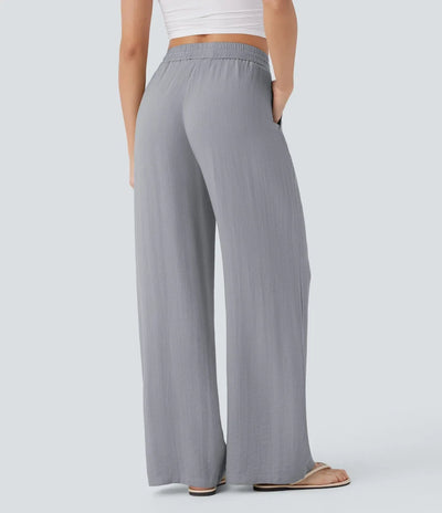 ZAFEIRIA | Eleganckie lniane spodnie