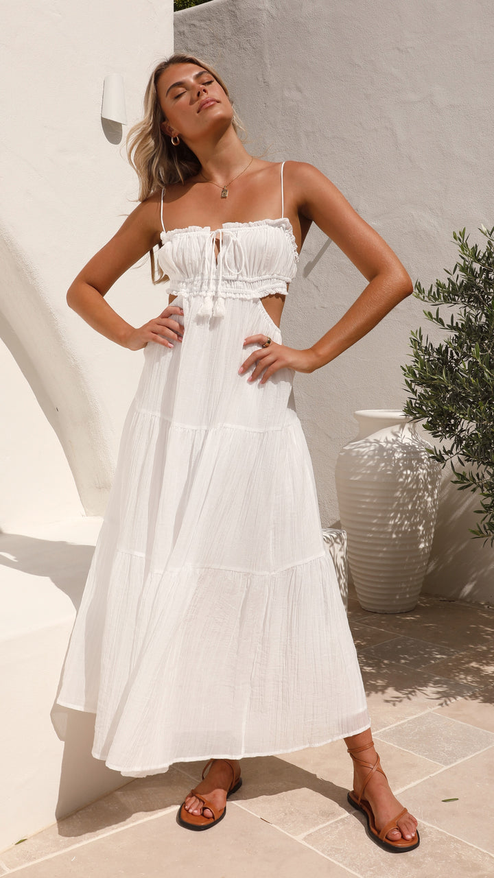 Robe Aure Paris – Élégance Naturelle en Jaune Soleil