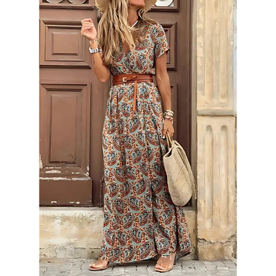 AURELIA | Zwiewna boho sukienka maxi