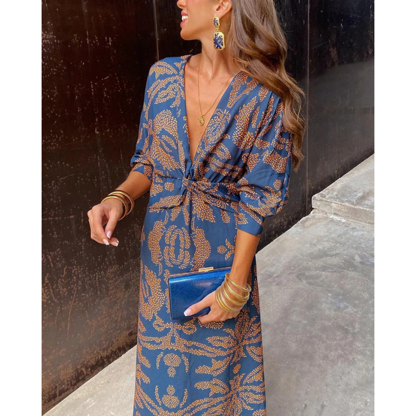 Sukienka Élise – Boho elegancja i podkreślona sylwetka