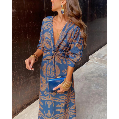 Sukienka Élise – Boho elegancja i podkreślona sylwetka