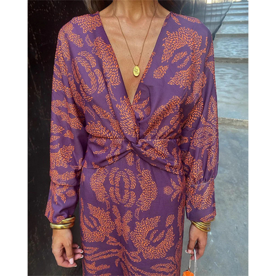 Sukienka Élise – Boho elegancja i podkreślona sylwetka