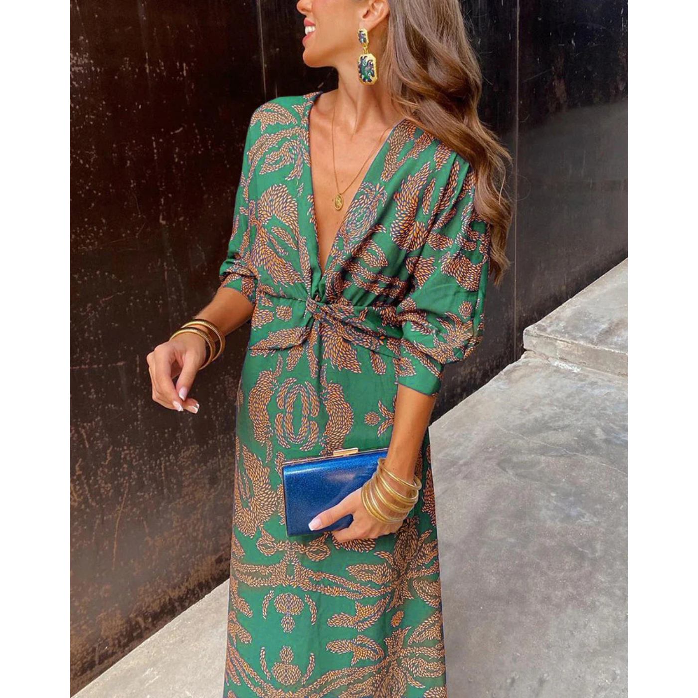 Sukienka Élise – Boho elegancja i podkreślona sylwetka