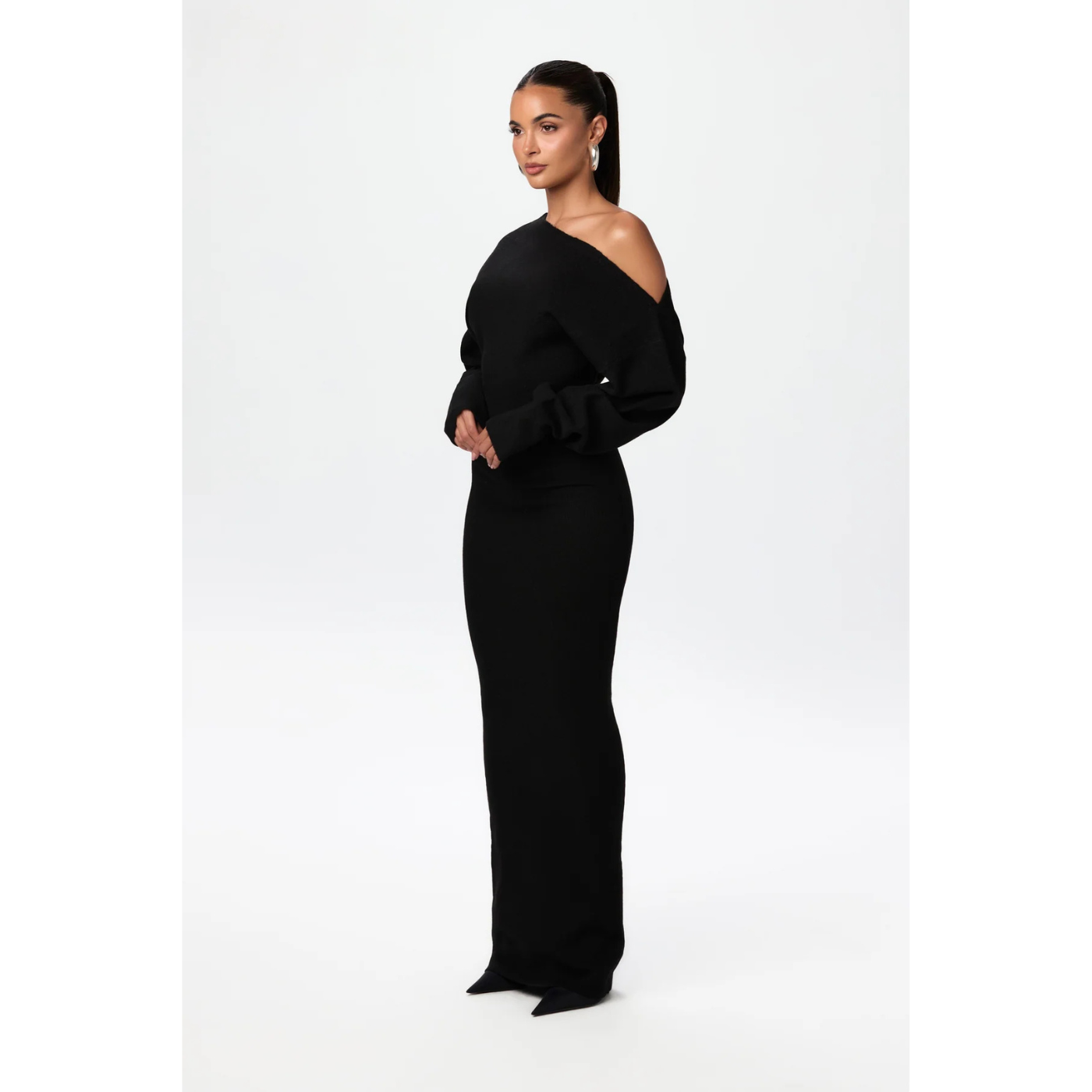 Claudia | Sukienka Swetrowa Maxi – Elegancja i Komfort w Jednym