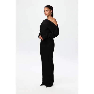 Claudia | Sukienka Swetrowa Maxi – Elegancja i Komfort w Jednym