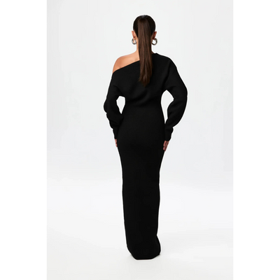 Claudia | Sukienka Swetrowa Maxi – Elegancja i Komfort w Jednym