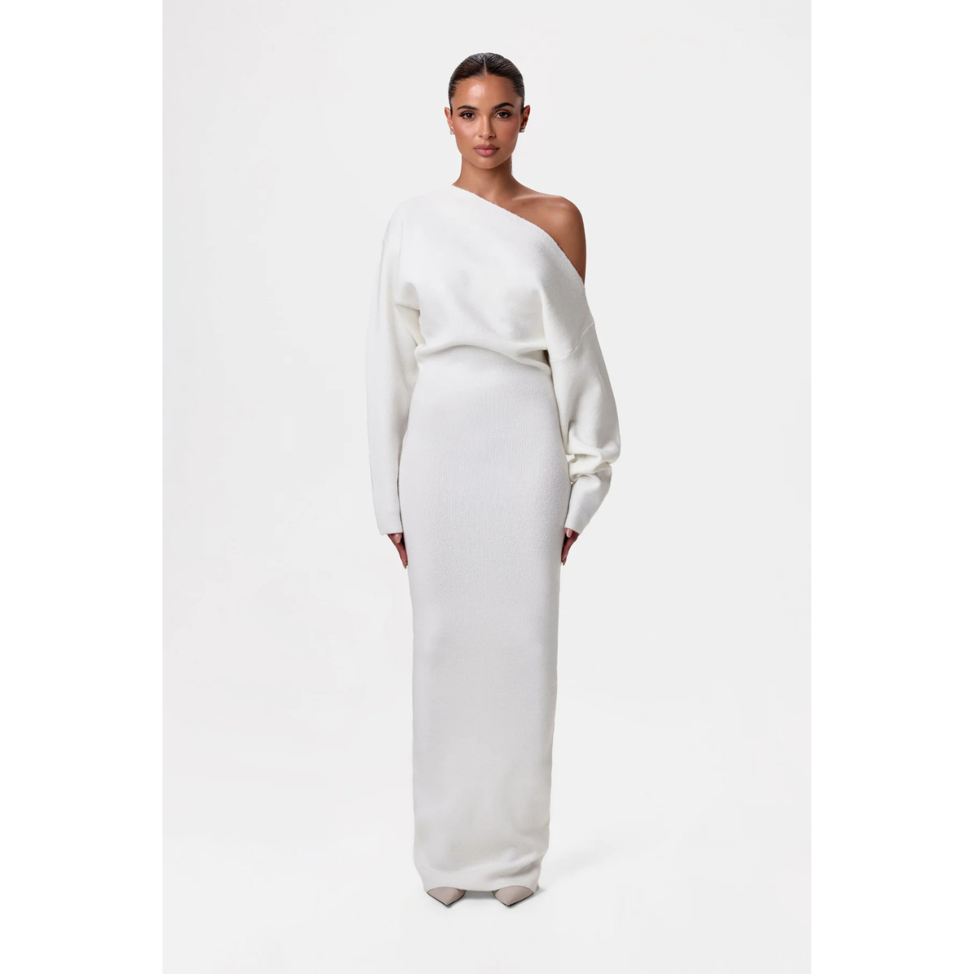 Claudia | Sukienka Swetrowa Maxi – Elegancja i Komfort w Jednym