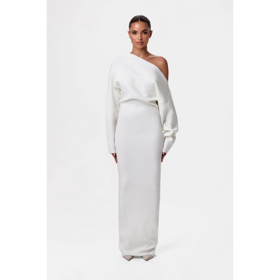 Claudia | Sukienka Swetrowa Maxi – Elegancja i Komfort w Jednym