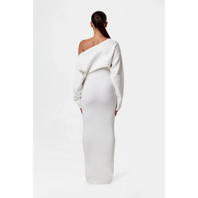 Claudia | Sukienka Swetrowa Maxi – Elegancja i Komfort w Jednym