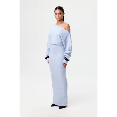 Claudia | Sukienka Swetrowa Maxi – Elegancja i Komfort w Jednym