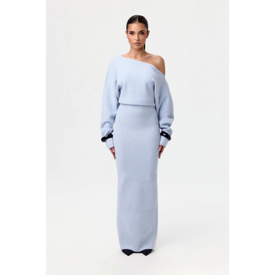 Claudia | Sukienka Swetrowa Maxi – Elegancja i Komfort w Jednym
