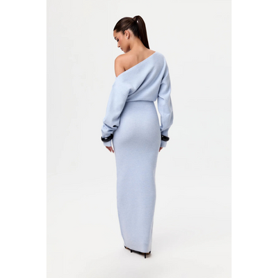 Claudia | Sukienka Swetrowa Maxi – Elegancja i Komfort w Jednym