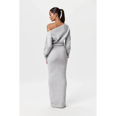 Claudia | Sukienka Swetrowa Maxi – Elegancja i Komfort w Jednym
