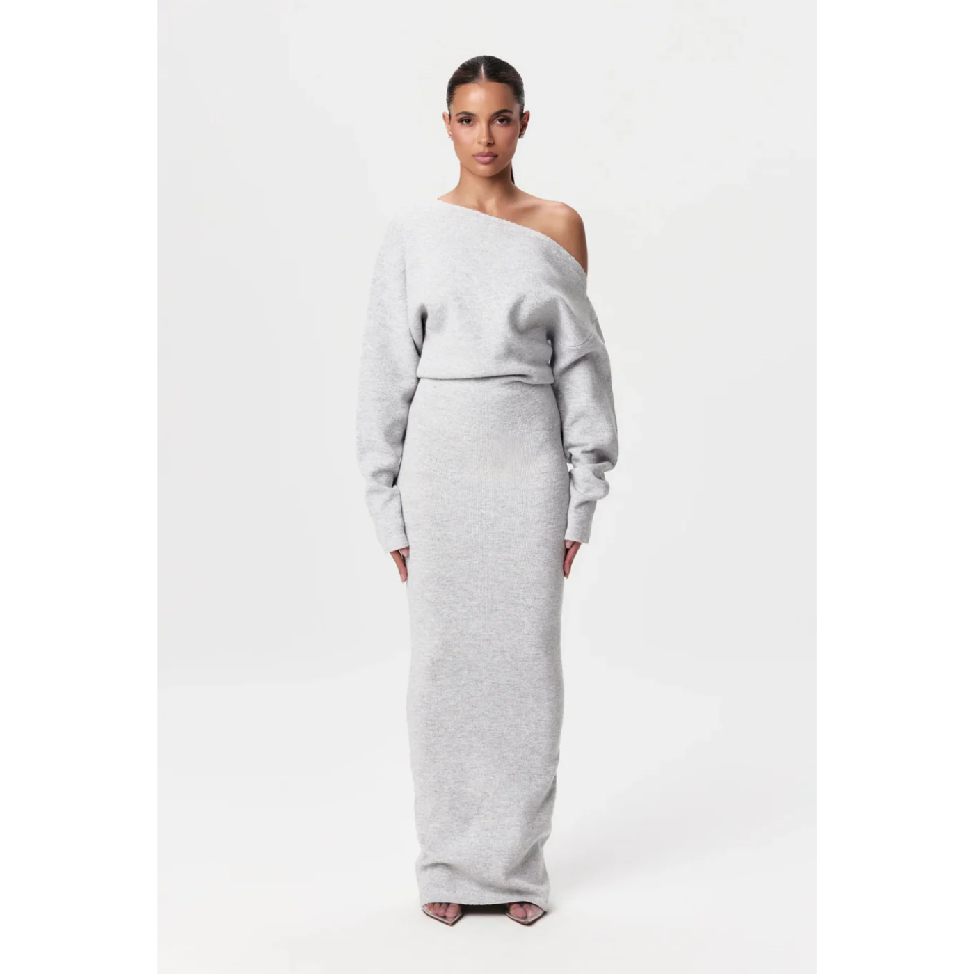Claudia | Sukienka Swetrowa Maxi – Elegancja i Komfort w Jednym
