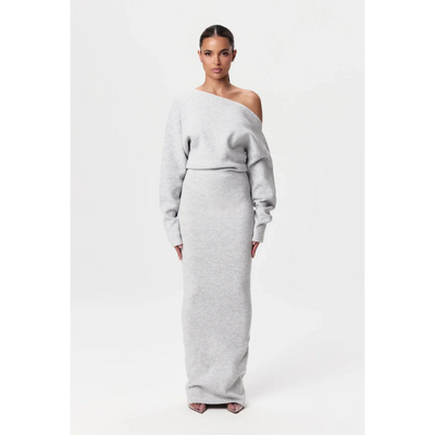 Claudia | Sukienka Swetrowa Maxi – Elegancja i Komfort w Jednym