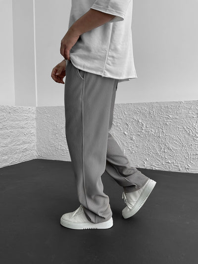 Pantalon Relax Fit Côtelé