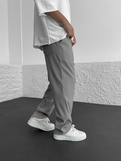 Pantalon Relax Fit Côtelé