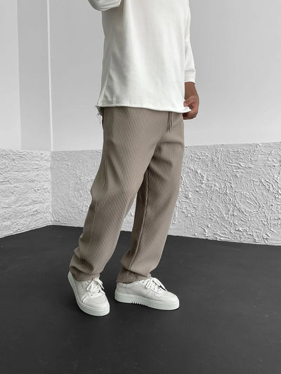 Pantalon Relax Fit Côtelé