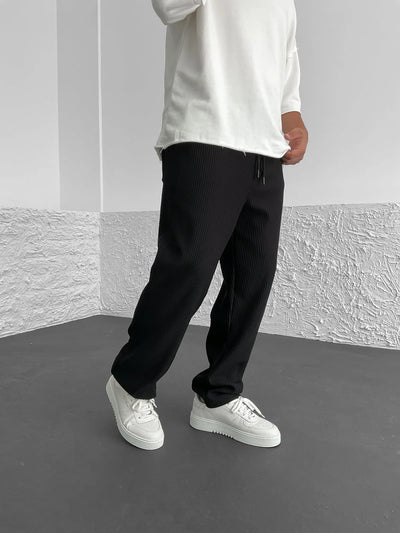 Pantalon Relax Fit Côtelé