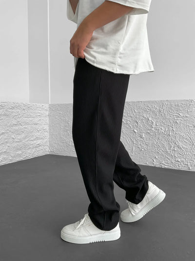Pantalon Relax Fit Côtelé