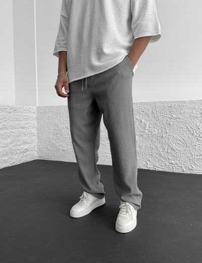 Pantalon Relax Fit Côtelé