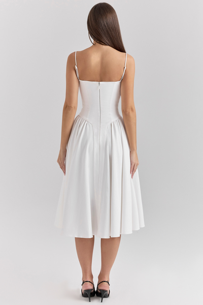Eliza – Midi sukienka z gorsetem