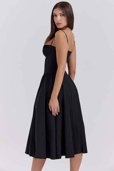 Eliza – Midi sukienka z gorsetem