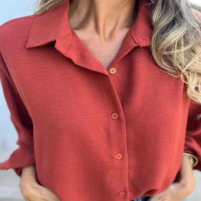 BEATA - Elegancka Koszula Z Guzikami